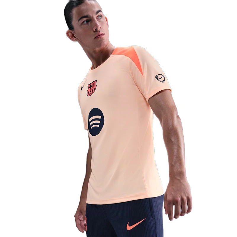 Mens Nike FC Barcelona Strike Third Total 90 Soccer Knit Top 4 Mens Nike FC Barcelona Strike Third Total 90 Soccer Knit Top <p>Mens Nike FC Barcelona Strike Third Total 90 Soccer Knit Top delivers retro sport styling, a lightweight feel, and sport-inspired everyday comfort.</p>