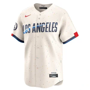 Areena Design Mens Nike Los Angeles Dodgers City Connect Limited Jersey delivers sport-inspired style, breathable comfort and standout fan appeal, and a versatile look that works for game day, casual outfits, and daily wear. Mens Nike Los Angeles Dodgers City Connect Limited Jersey Mens Nike Los Angeles Dodgers City Connect Limited Jersey delivers sport-inspired style, breathable comfort and standout fan appeal, and a versatile look that works for game day, casual outfits, and daily wear.
