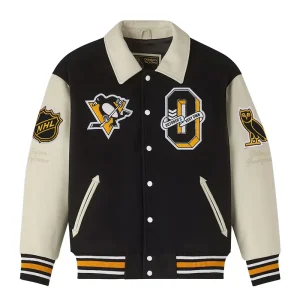 Mens Pittsburgh Penguins x OVO Varsity Jacket