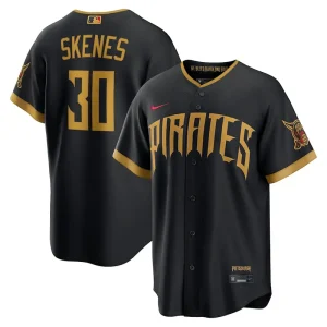 Mens Pittsburgh Pirates Paul Skenes Nike Black Jersey