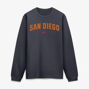 Mens San Diego Padres Nike Obsidian 2026 City Connect Club 2-Hit Sweatshirt <p>Mens San Diego Padres Nike Obsidian 2026 City Connect Club 2-Hit Sweatshirt delivers San Diego Padres-inspired style, obsidian colorway, tournament-era detailing in a versatile sweatshirt built for men fans, training days, and casual wear.</p>