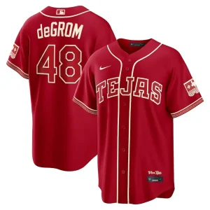 Mens Texas Rangers Jacob deGrom Nike Jersey