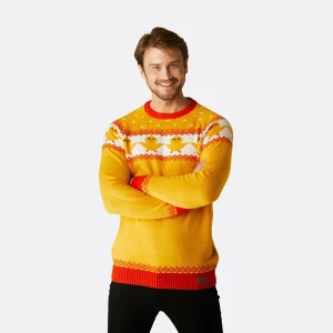 Mens Yellow Easter Sweater <p><strong>Mens Yellow Easter Sweater</strong>: A bright, cheerful sweater designed for Easter celebrations, featuring a vibrant yellow color.</p>