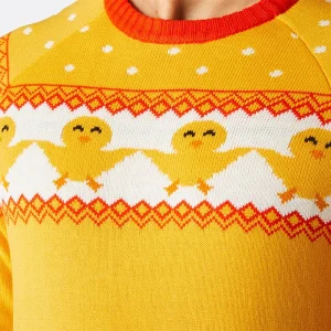 Mens Yellow Easter Sweater <p><strong>Mens Yellow Easter Sweater</strong>: A bright, cheerful sweater designed for Easter celebrations, featuring a vibrant yellow color.</p>