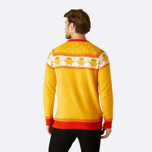 Mens Yellow Easter Sweater <p><strong>Mens Yellow Easter Sweater</strong>: A bright, cheerful sweater designed for Easter celebrations, featuring a vibrant yellow color.</p>