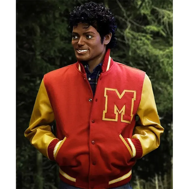 Michael Jackson Varsity Jacket 1 Michael Jackson Varsity Jacket <p>Michael Jackson Varsity Jacket is designed to keep you comfortable and stylish, featuring durable materials and a unique design perfect for any occasion.</p>