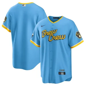 Milwaukee Brewers City Connect Nike Mens Mlb T-Shirt
