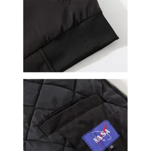 Nasa Jacket <p><strong>NASA Jacket</strong>: A stylish jacket featuring the NASA logo and space mission patches, perfect for fans of space exploration.</p>