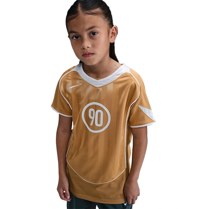 Nike Club Gold Total 90 Older Kids Dri-FIT Soccer Jersey 4 Nike Club Gold Total 90 Older Kids Dri-FIT Soccer Jersey <p>Nike Club Gold Total 90 Older Kids Dri-FIT Soccer Jersey delivers retro Total 90 football style, a lightweight feel, and breathable everyday comfort.</p>