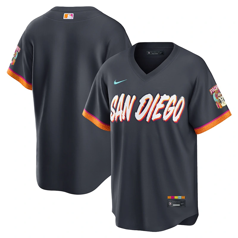 Nike Mens San Diego Padres 2026 City Connect Stadium Jersey 5 Nike Mens San Diego Padres 2026 City Connect Stadium Jersey <p>Nike Mens San Diego Padres 2026 City Connect Stadium Jersey delivers versatile jersey styling with durable everyday fabric construction, practical storage, and dependable comfort for game day, casual wear, and fan styling.</p>