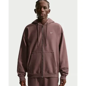Nike Solo Swoosh Mens Full-Zip Fleece Hoodie