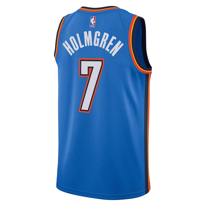 OKC thunder jersey 1 OKC Thunder Jersey <p>OKC Thunder Jersey delivers sport-inspired style, breathable comfort and standout fan appeal, and a versatile look that works for game day, casual outfits, and daily wear.</p>