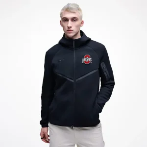Ohio State Buckeyes Nike Tech Fleece Full-Zip Windrunner Hoodie