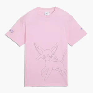PUMA x Pokemon Espeon Big Kids Relaxed Graphic Tee