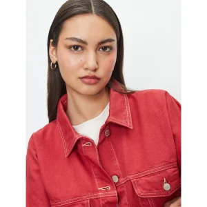 Areena Design <p>Red denim jacket with bold color and classic casual attitude. A statement layer that adds energy to everyday styling.</p> Red Denim Jacket <p>Red denim jacket with bold color and classic casual attitude. A statement layer that adds energy to everyday styling.</p>