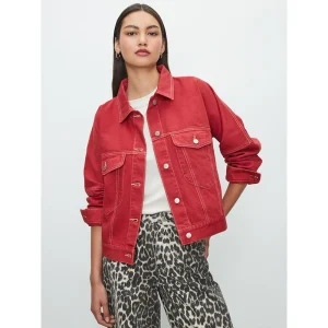 Areena Design <p>Red denim jacket with bold color and classic casual attitude. A statement layer that adds energy to everyday styling.</p> Red Denim Jacket <p>Red denim jacket with bold color and classic casual attitude. A statement layer that adds energy to everyday styling.</p>