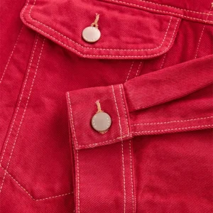 Red Denim Jacket <p>Red denim jacket with bold color and classic casual attitude. A statement layer that adds energy to everyday styling.</p>