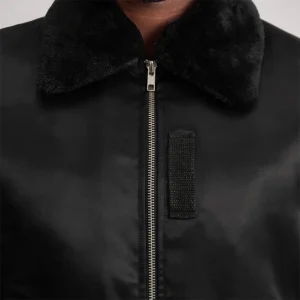 Satin Bomber Jacket <p>Satin bomber jacket with a smooth finish and elevated streetwear attitude. A standout layer that adds shine and style to casual dressing.</p>