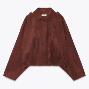 Suede Bomber Jacket Women