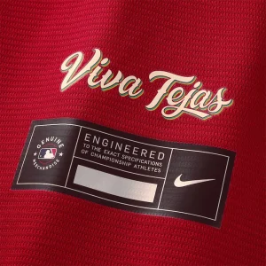 Areena Design <p>Texas Rangers City Connect Nike Mens Mlb Stadium Jersey delivers sport-inspired style, breathable comfort and standout fan appeal, and a versatile look that works for game day, casual outfits, and daily wear.</p> Texas Rangers City Connect Nike Mens Mlb Stadium Jersey <p>Texas Rangers City Connect Nike Mens Mlb Stadium Jersey delivers sport-inspired style, breathable comfort and standout fan appeal, and a versatile look that works for game day, casual outfits, and daily wear.</p>