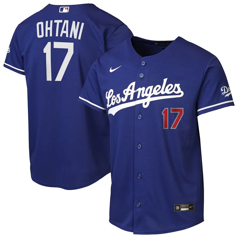Untitled-1 Mens Nike Shohei Ohtani Royal Los Angeles Dodgers Alternate Stadium Jersey <p>Mens Nike Shohei Ohtani Royal Los Angeles Dodgers Alternate Stadium Jersey delivers comfortable everyday wear, a comfortable feel, and easy everyday versatility.</p>