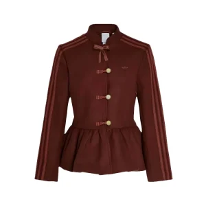 Chinese Cheongsam womens brown Adidas Jacket