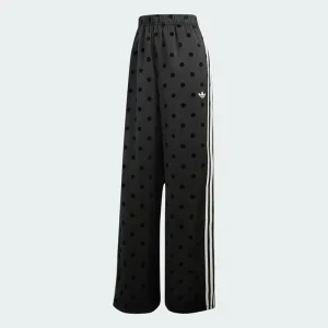 Womens Adidas Satin Polka dots Wide Leg Pant