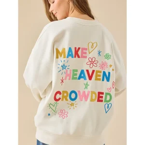 Make Heaven Crowded Sweatshirt <p><strong>Make Heaven Crowded Sweatshirt</strong> is a sweatshirt designed for cozy comfort, a relaxed fit, and effortless casual styling. It's a great pick for casual outfits, layering, or standout streetwear looks.</p>