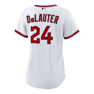 chase delauter womens jersey <p><strong>chase delauter womens jersey</strong> is a jersey designed for breathable comfort, sporty appeal, and all-day wear. Featuring a flattering women's fit, It's a great pick for casual outfits, layering, or standout streetwear looks.</p>