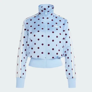 Adidas Originals Womens Firebird Polka Dot Satin Track Jacket <p>An Adidas Originals Womens Firebird polka dot satin track jacket featuring stylish prints and smooth fabric.</p>