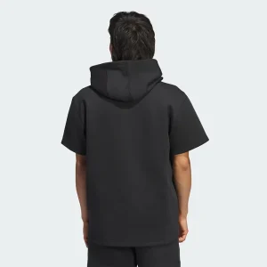 Adidas Mens Dugout Short Sleeve Hoodie <p>Adidas Mens Dugout Short Sleeve Hoodie gives you lightweight coverage, sporty style, and relaxed comfort in a short-sleeve hoodie design.</p>
