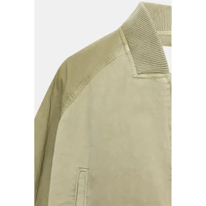 Washed Effect Bomber Jacket <p>Washed effect bomber jacket with a vintage-inspired finish and laid-back edge. A versatile layer that adds casual attitude to everyday outfits.</p>