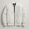 Areena Design <p>Tan bomber jacket with a neutral tone and easy everyday versatility. A clean casual layer that works well across seasons and outfits.</p> White Bomber Jacket <p>Tan bomber jacket with a neutral tone and easy everyday versatility. A clean casual layer that works well across seasons and outfits.</p>