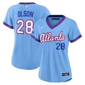 Areena Design Womens Atlanta Braves Matt Olson Nike Stadium Jersey