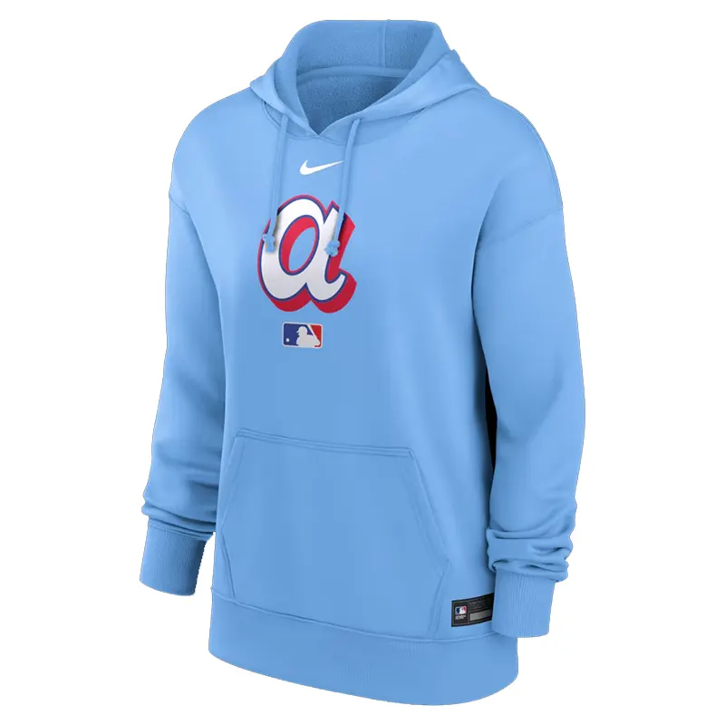 Womens Atlanta Braves Nike Powder Blue 2026 Therma Hoodie Womens Atlanta Braves Nike Powder Blue 2026 Therma Hoodie <p>Womens Atlanta Braves Nike Powder Blue 2026 Therma Hoodie delivers Atlanta Braves-inspired style, powder blue colorway, tournament-era detailing in a versatile Therma hoodie built for women fans, training days, and casual wear.</p>