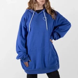 Womens Heart Giant Hoodie