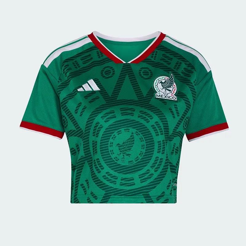 adidas Women's Mexico 26 Home Cropped Jersey Adidas Womens Mexico 26 Home Cropped Jersey <p>Adidas Womens Mexico 26 Home Cropped Jersey delivers Mexico-inspired style, everyday comfort in a versatile jersey built for women fans, training days, and casual wear.</p>