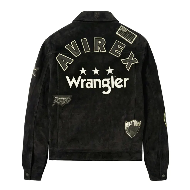 AVIREX X WRANGLER SUEDE TRUCKER JACKET 1 AVIREX X WRANGLER SUEDE TRUCKER JACKET <p>AVIREX X WRANGLER SUEDE TRUCKER JACKET delivers statement outerwear style with collaboration-inspired branding, layered outerwear function, making it a standout choice for cold-weather outfits and everyday rotation.</p>