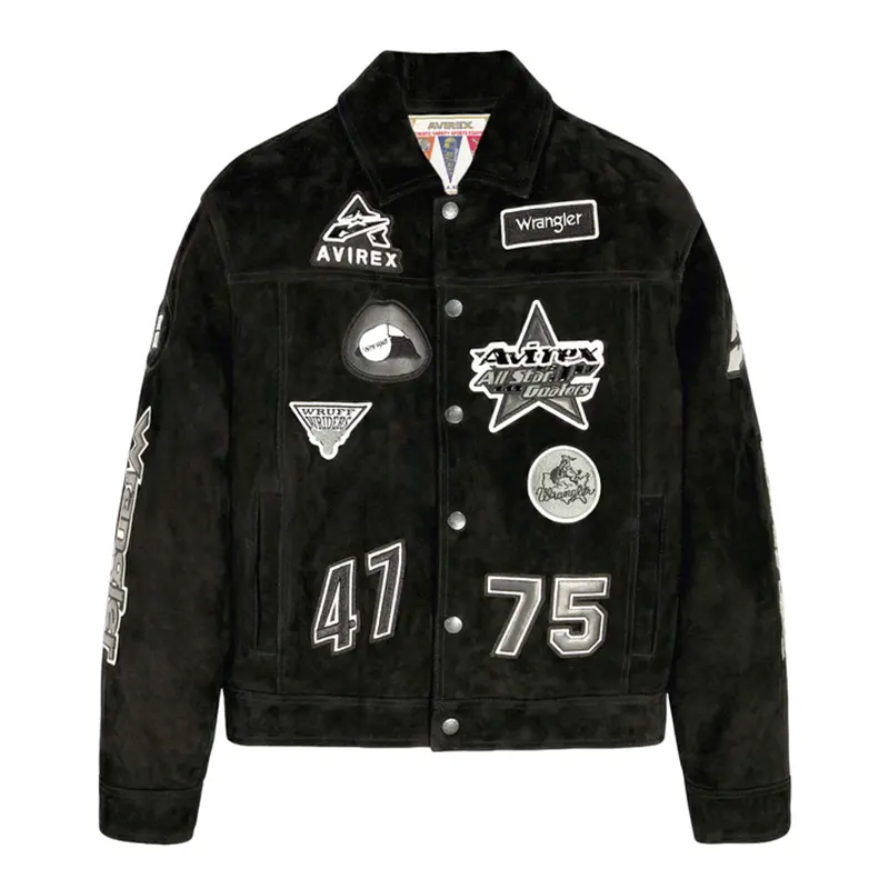 AVIREX X WRANGLER SUEDE TRUCKER JACKET AVIREX X WRANGLER SUEDE TRUCKER JACKET <p>AVIREX X WRANGLER SUEDE TRUCKER JACKET delivers statement outerwear style with collaboration-inspired branding, layered outerwear function, making it a standout choice for cold-weather outfits and everyday rotation.</p>