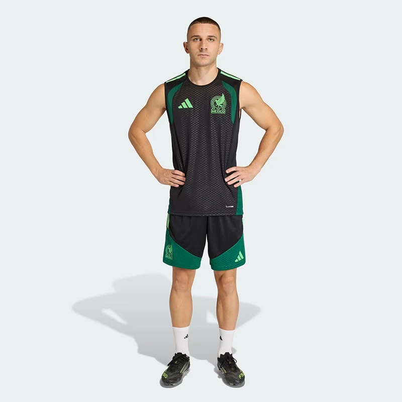 Adidas Mexico 26 Tiro Sleeveless Jersey 2 Adidas Mexico 26 Tiro Sleeveless Jersey <p>Adidas Mexico 26 Tiro Sleeveless Jersey brings sports and fanwear styling to a comfortable jersey made for game days, fan events, training-inspired outfits, and casual weekends. Easy to style and strong for casual, fan, and streetwear outfits.</p>