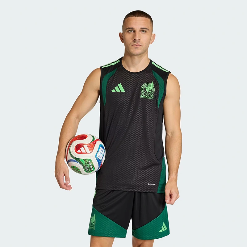 Adidas Mexico 26 Tiro Sleeveless Jersey 7 Adidas Mexico 26 Tiro Sleeveless Jersey <p>Adidas Mexico 26 Tiro Sleeveless Jersey brings sports and fanwear styling to a comfortable jersey made for game days, fan events, training-inspired outfits, and casual weekends. Easy to style and strong for casual, fan, and streetwear outfits.</p>