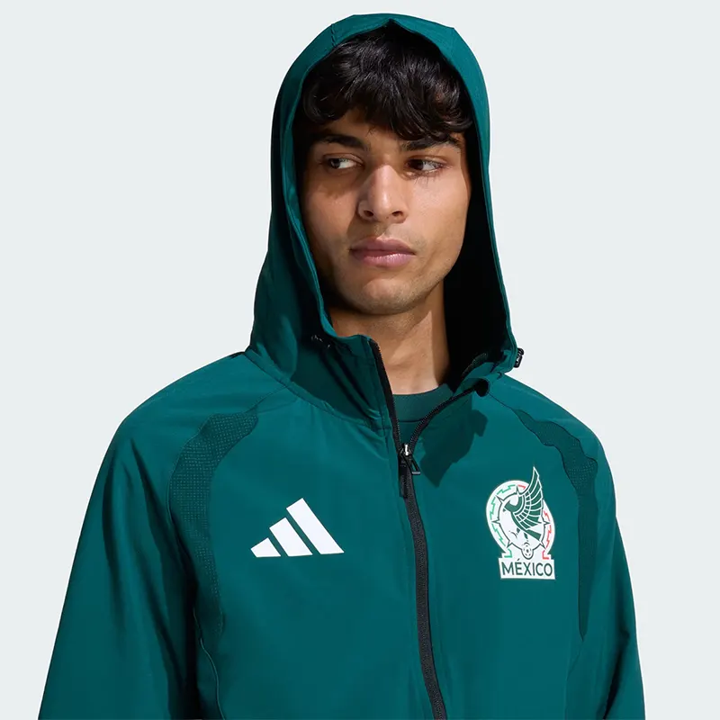 Adidas Mexico Tiro Travel Full Zip Windbreaker 1 Adidas Mexico Tiro Travel Full Zip Windbreaker Adidas Mexico Tiro Travel Full Zip Windbreaker brings sports and fanwear styling to a comfortable windbreaker jacket made for game days, fan events, training-inspired outfits, and casual weekends. Easy to style and strong for casual, fan, and streetwear outfits.