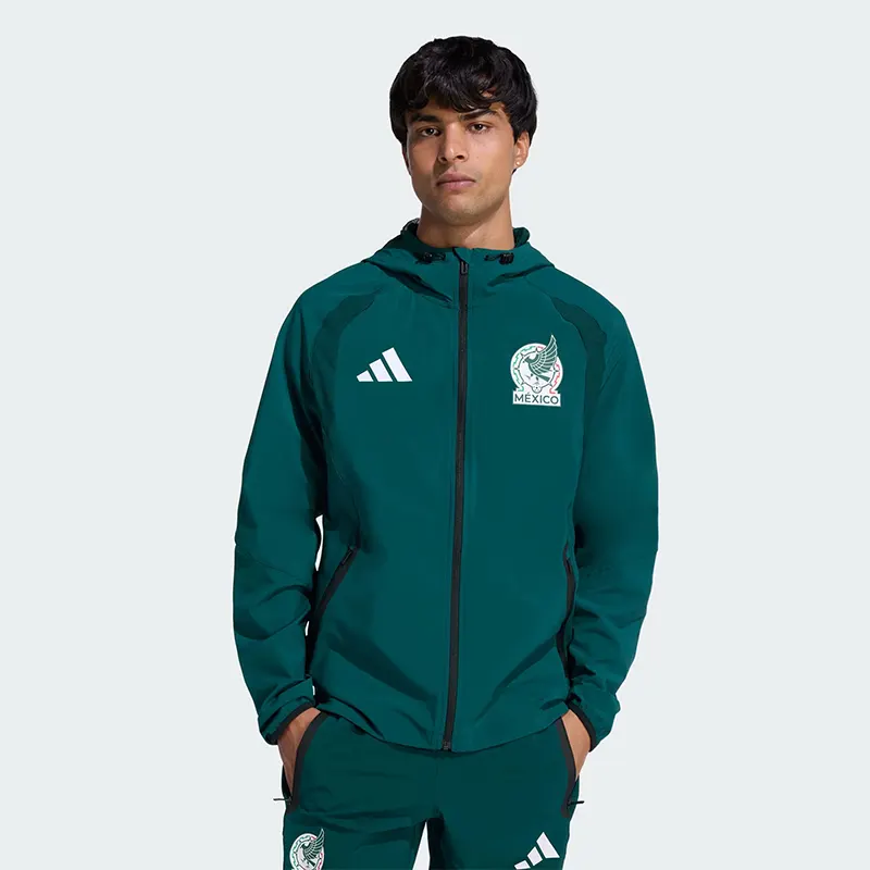 Adidas Mexico Tiro Travel Full Zip Windbreaker 5 Adidas Mexico Tiro Travel Full Zip Windbreaker Adidas Mexico Tiro Travel Full Zip Windbreaker brings sports and fanwear styling to a comfortable windbreaker jacket made for game days, fan events, training-inspired outfits, and casual weekends. Easy to style and strong for casual, fan, and streetwear outfits.