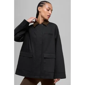 Alo Yoga Alo Twill Barn Jacket Espresso
