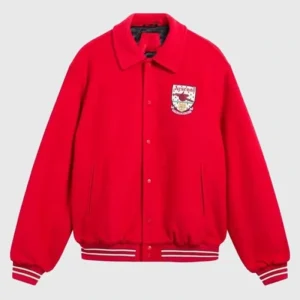Arsenal Essentials Varsity Red Jacket