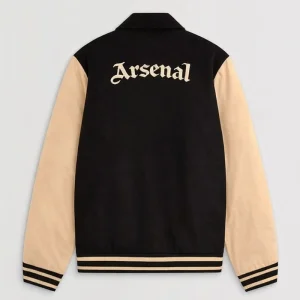Areena Design <p>Arsenal North London Varsity Jacket delivers statement outerwear appeal, comfortable statement layering, and versatile styling for everyday outfits.</p> Arsenal North London Varsity Jacket <p>Arsenal North London Varsity Jacket delivers statement outerwear appeal, comfortable statement layering, and versatile styling for everyday outfits.</p>