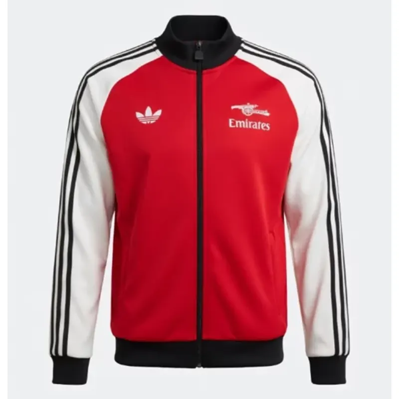 Arsenal x Adidas Track Red & White Jacket 1 Arsenal x Adidas Track Red & White Jacket <p>Arsenal x Adidas Track Red & White Jacket delivers active streetwear energy, lightweight layering comfort, and versatile styling in a standout red tone for everyday outfits.</p>