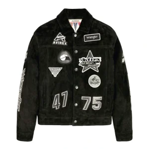 Avirex x Wrangler Suede Trucker Jacket