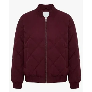 Babies Lisa Quilted Burgundy Jacket