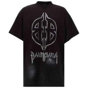 Balenciaga Oversized Metal Stencil T-Shirt